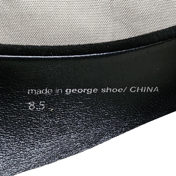 Vintage Joy Chen Venus Women's Black Suede Heels w/Box and Dust Bag Size 8.5 - Picture 10 of 10